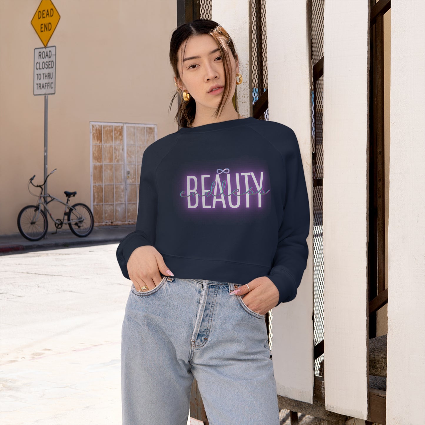 Endless Beauty Cropped Fleece Pullover